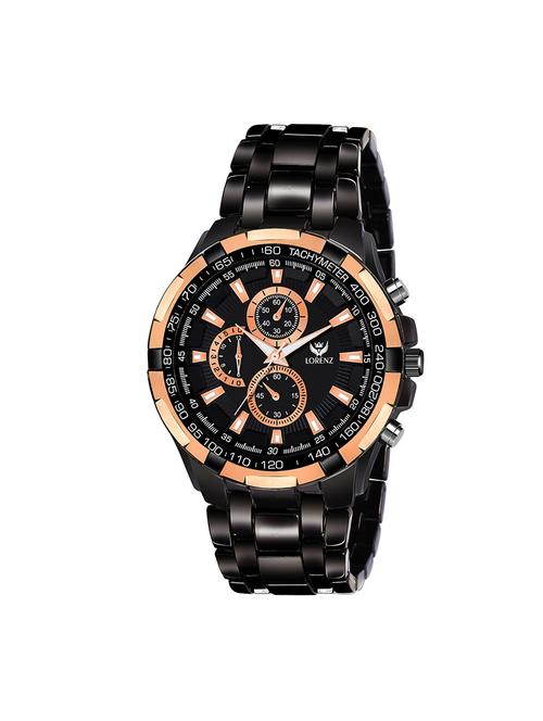 lorenz black dial analog watch for men | watch for boys- mk-3058k - 17104523 - Standard Image - 0
