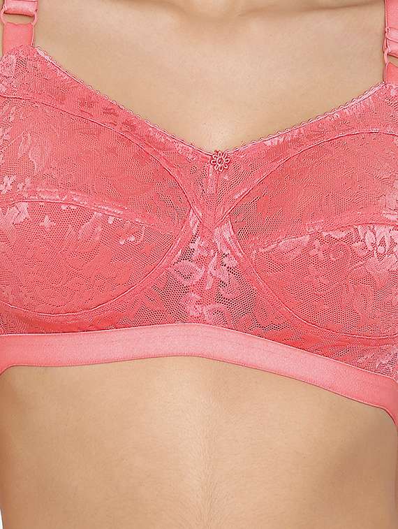 pink sold minimizer bra - 17104863 - Standard Image - 3