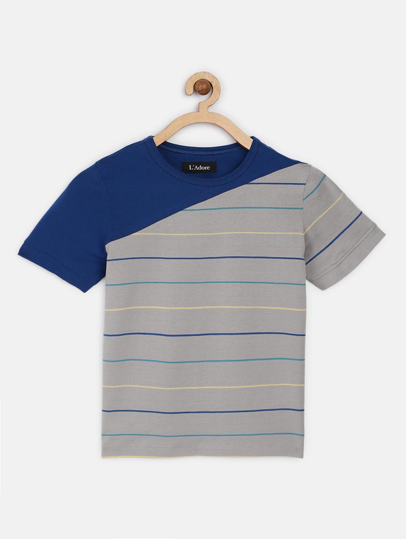 grey cotton tshirt - 17107452 -  Zoom Image - 0