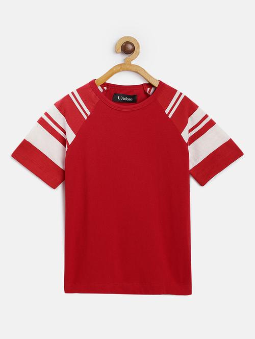 red cotton tshirt - 17107456 - Standard Image - 0
