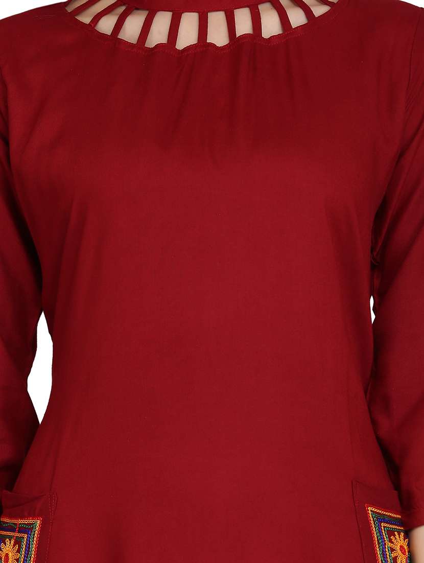 women's straight kurta - 17113559 -  Standard Image - 3