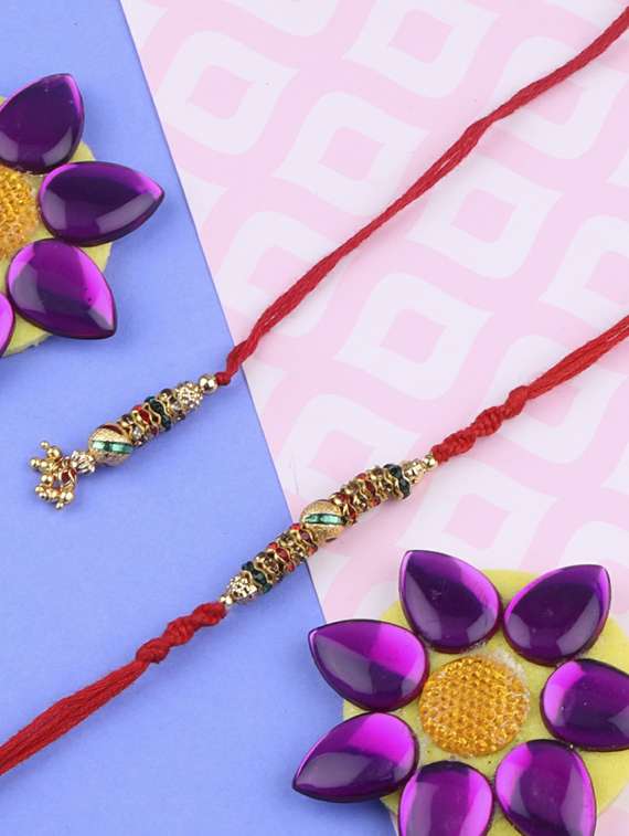  designer classic look  hanging bhabhi rakhi