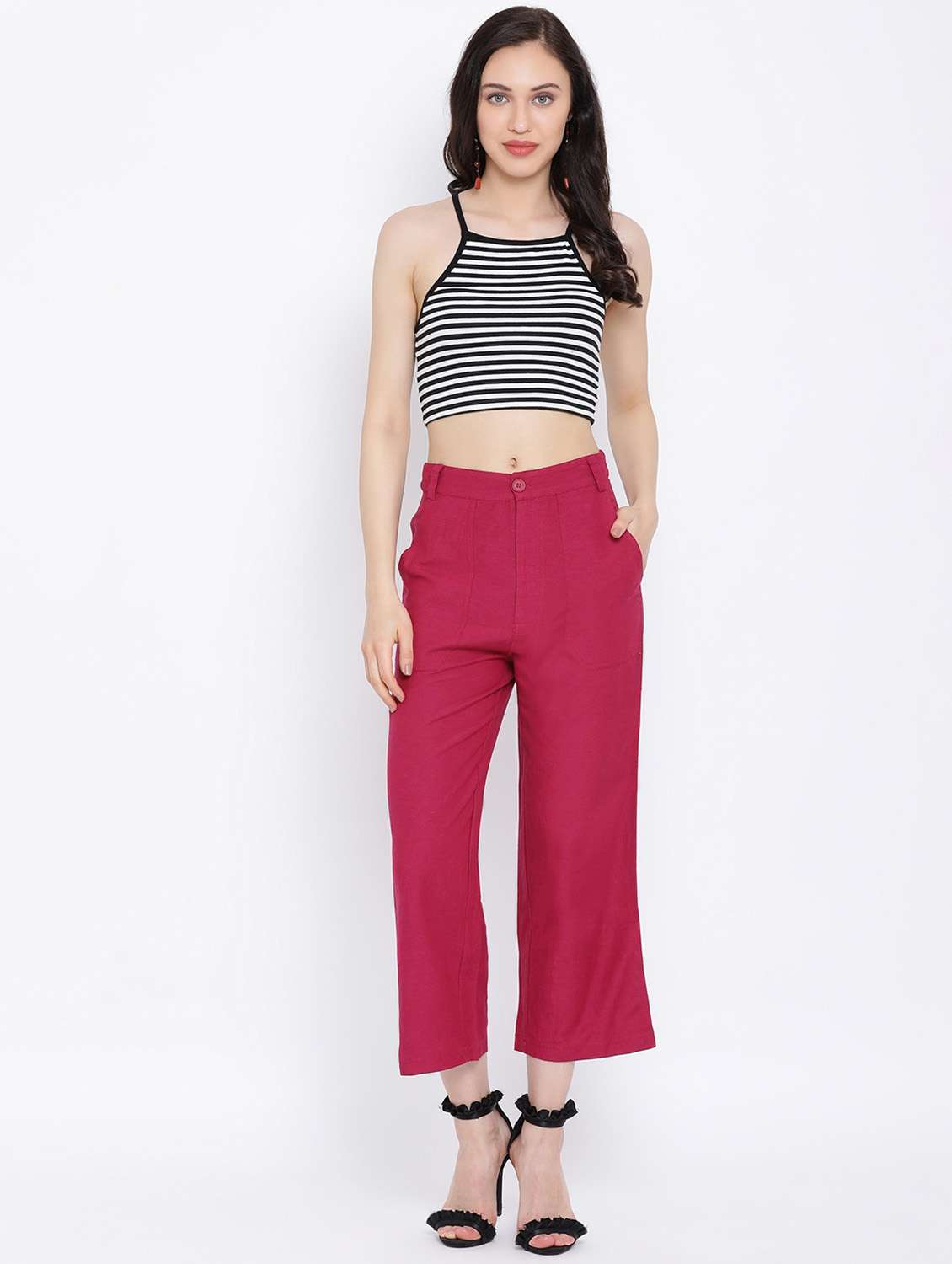 slit pockets flat front trousers  - 17116350 -  Standard Image - 3