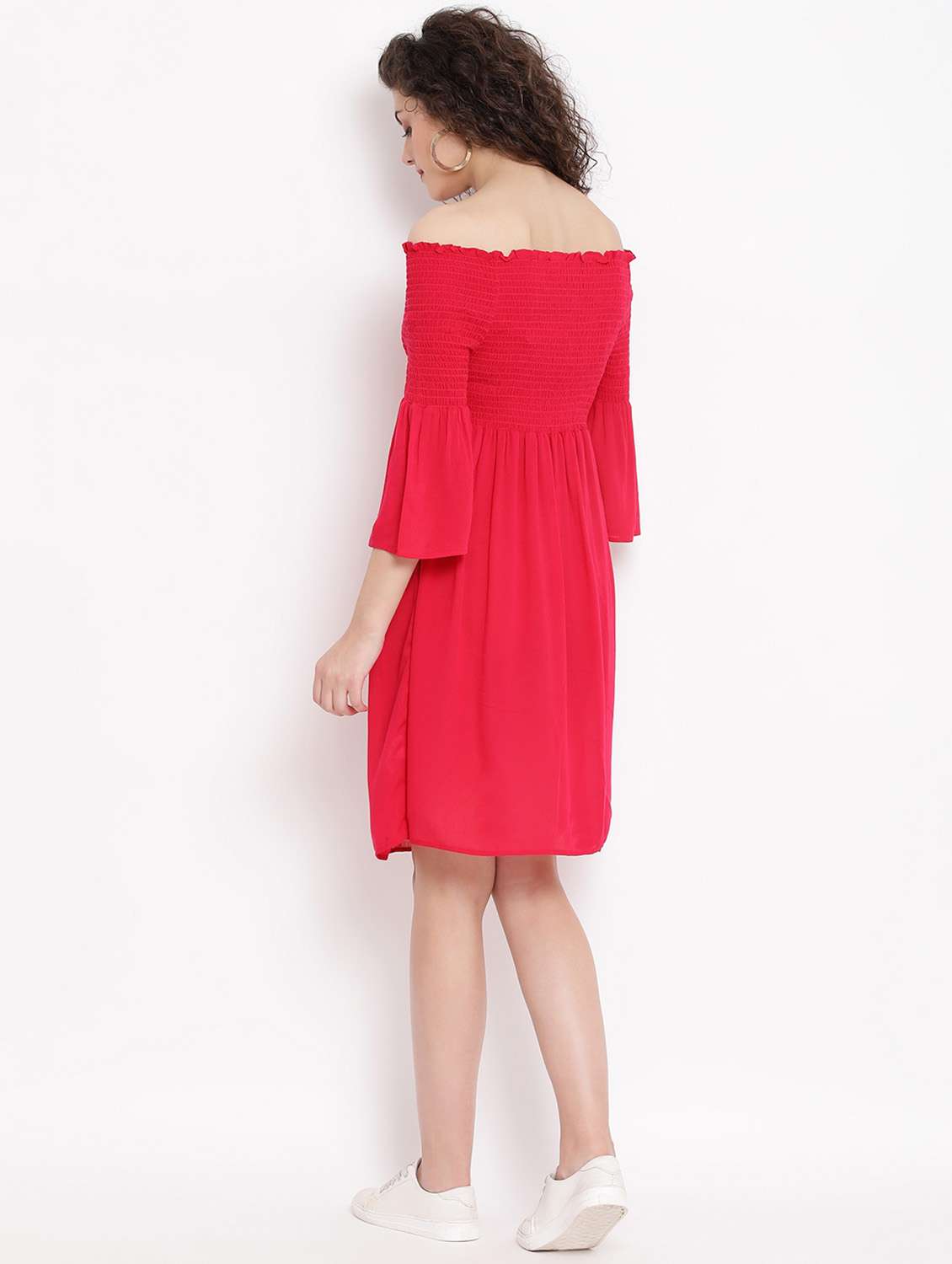 women's shift solid dress - 17116365 - Standard Image - 3