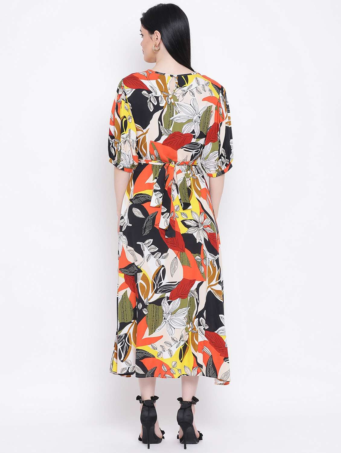 women's printed dress - 17116369 - Standard Image - 3