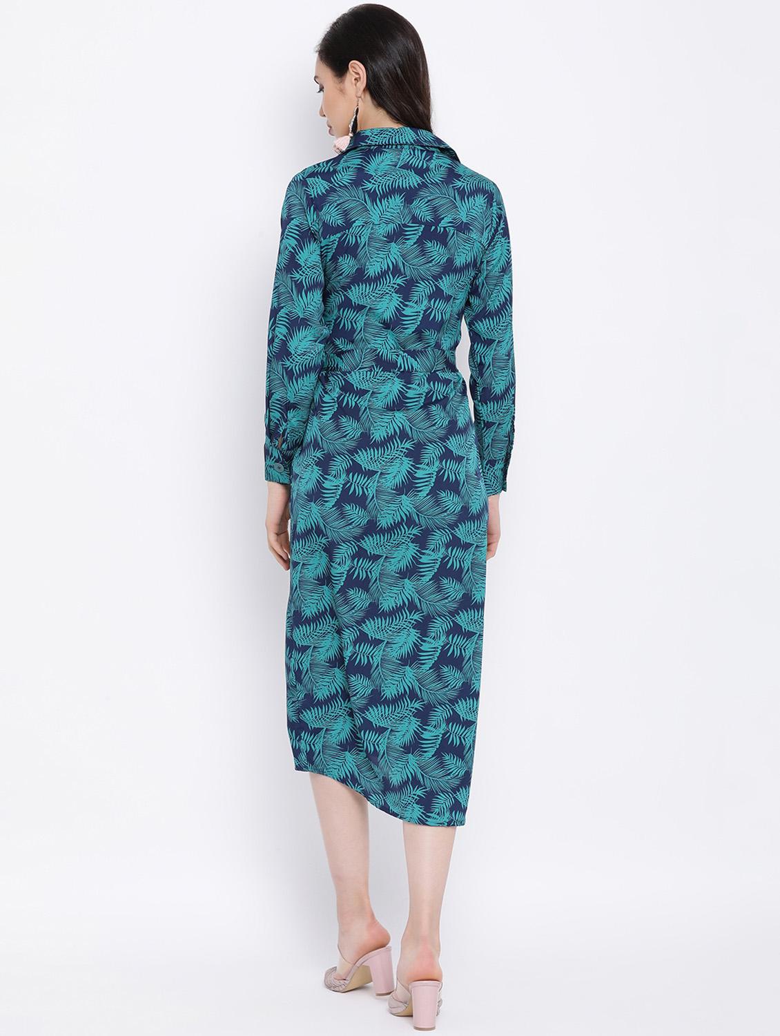 tropical print sheath dress - 17116393 - Standard Image - 3