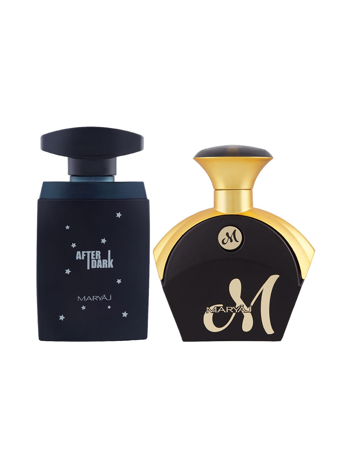 maryaj after dark edp aromatic 100ml for men and maryaj m for her edp 90ml for women + 2 parfum testers free - 17121138 - Zoom Image - 0