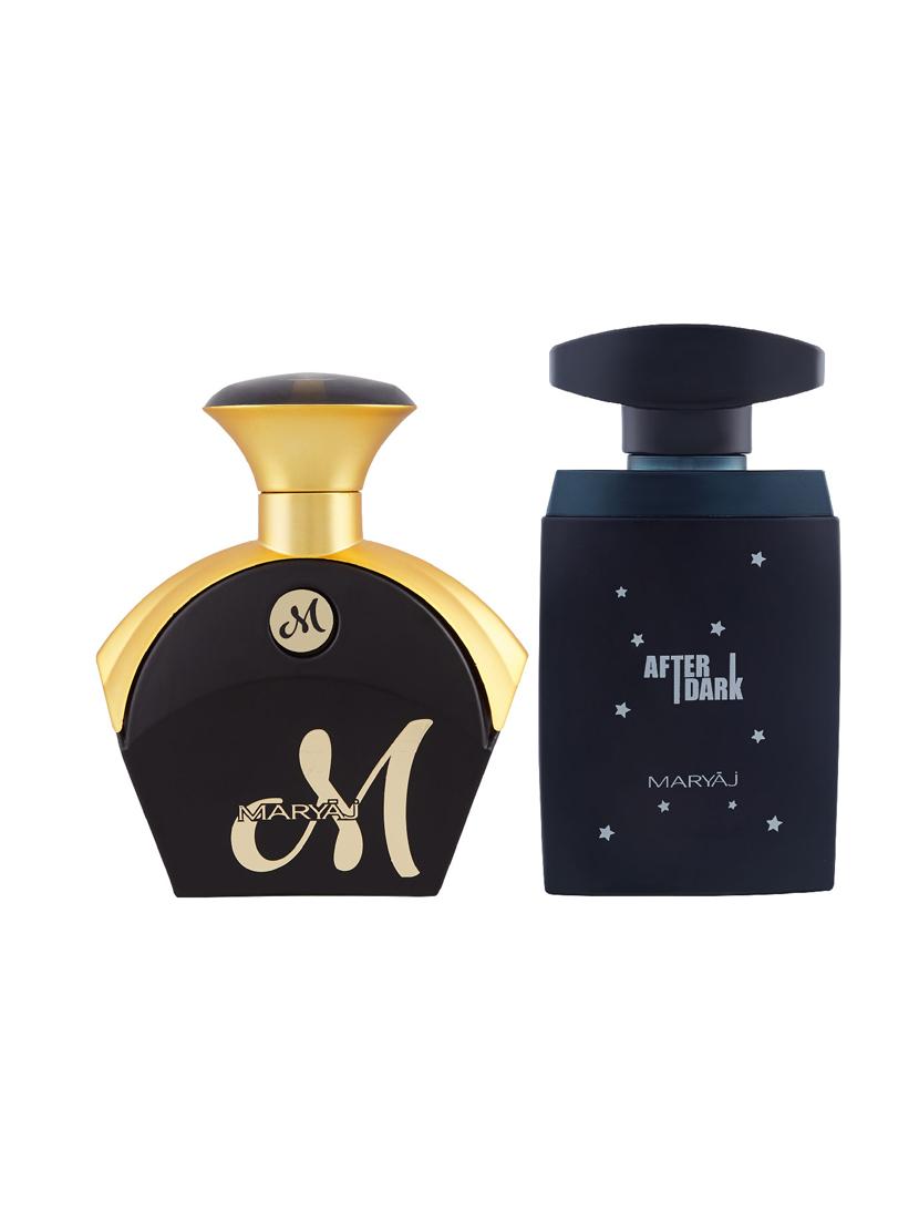 maryaj m for her edp 90ml for women and maryaj after dark edp aromatic 100ml for men + 2 parfum testers free - 17121369 - Zoom Image - 0