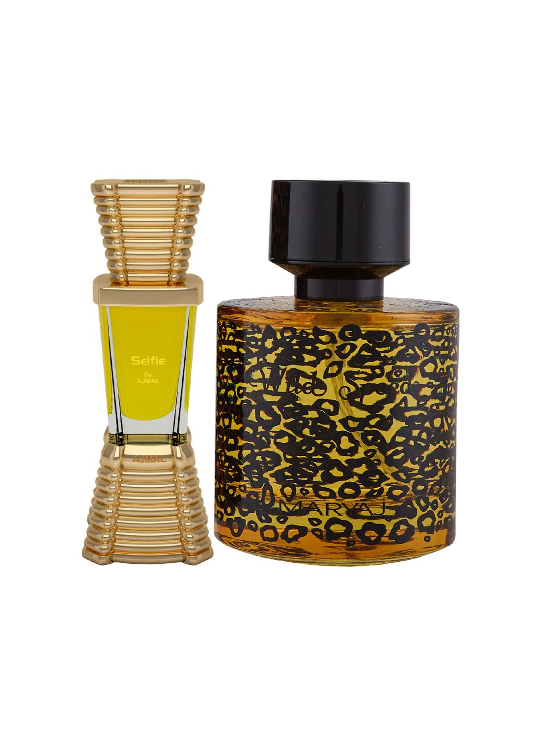 ajmal selfie concentrated oil alcohol-free attar 10ml for men and maryaj wild speed edp 100ml for men + 2 parfum testers free - 17121920 - Zoom Image - 0