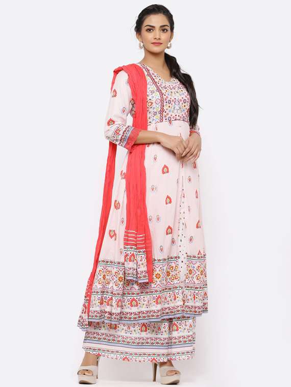 printed kurta dupatta set
