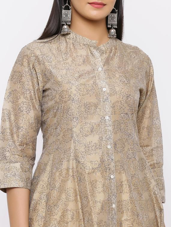 women's front slit kurta - 17123928 - Standard Image - 3