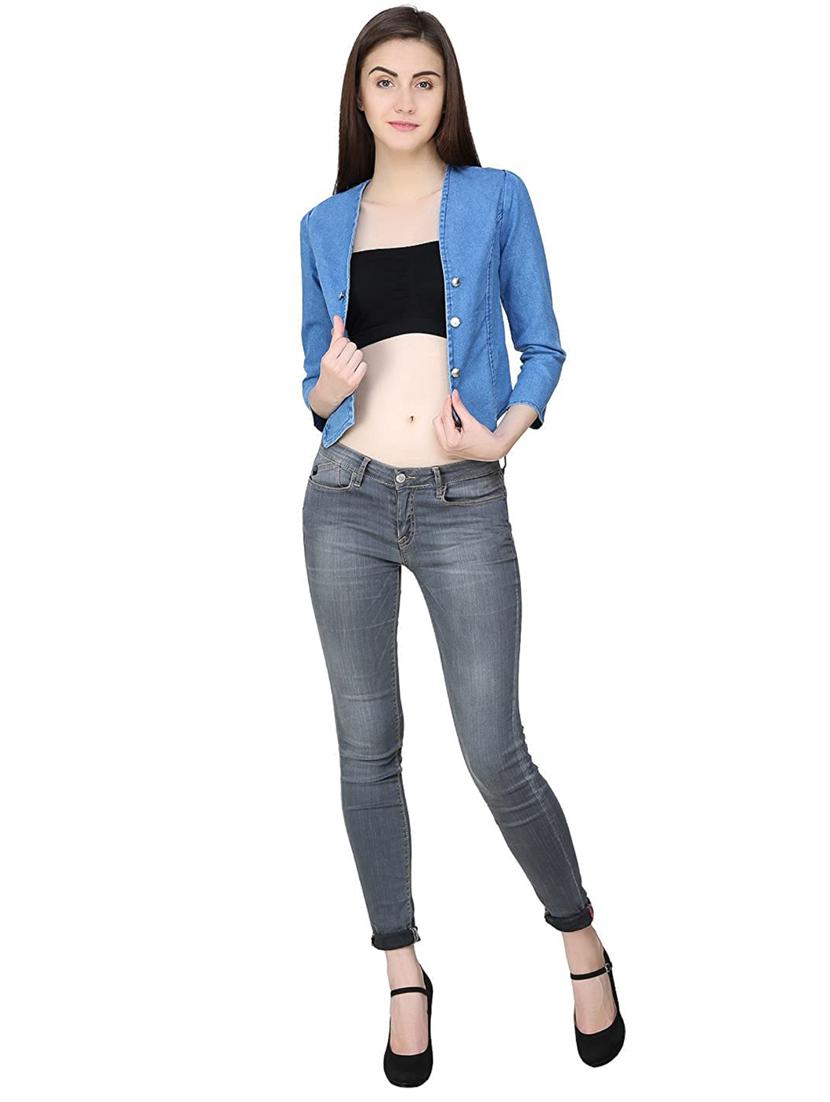 denim summer jacket - 17125942 - Standard Image - 3