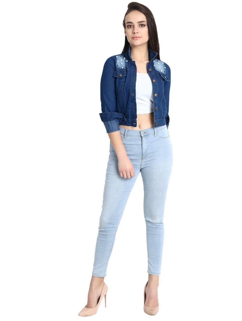 denim summer jacket - 17125947 - Standard Image - 3