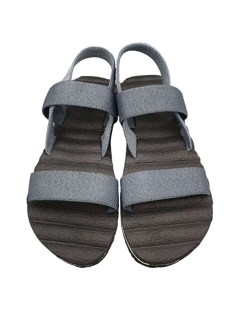 grey rubber slip on sandals - 17126274 - Standard Image - 3