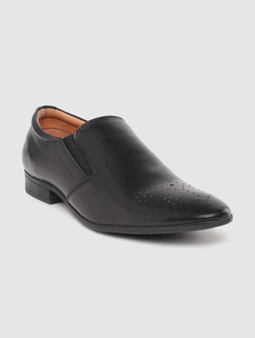 black slip on brouges - 17129542 - Zoom Image - 0
