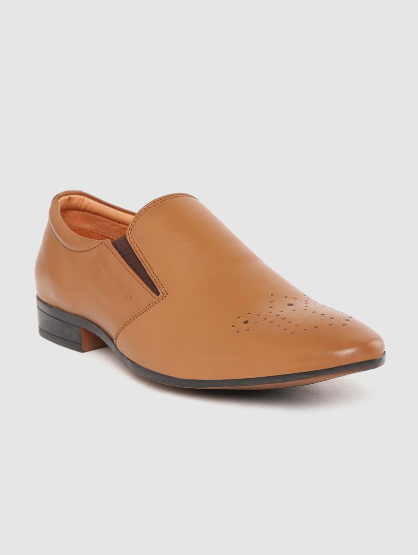 tan slip on brouges - 17129543 - Zoom Image - 0