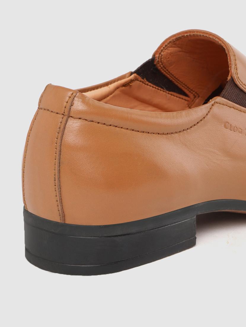 tan slip on brouges - 17129543 - Standard Image - 5