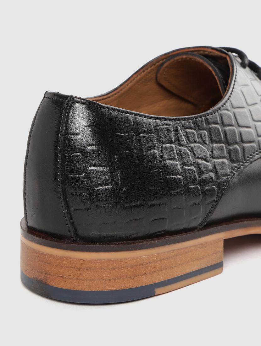 black lace-up derbys - 17129551 - Standard Image - 5
