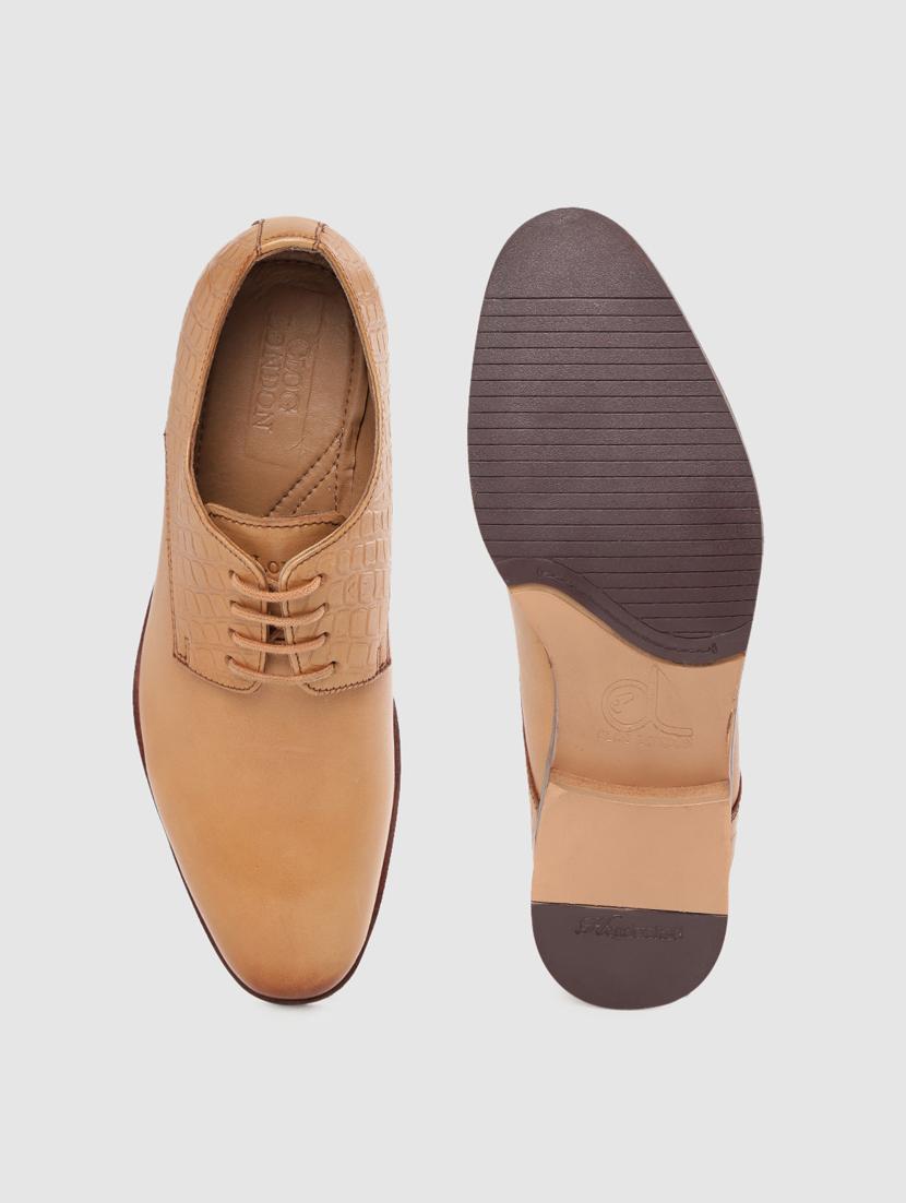 tan lace-up derbys - 17129553 - Standard Image - 3