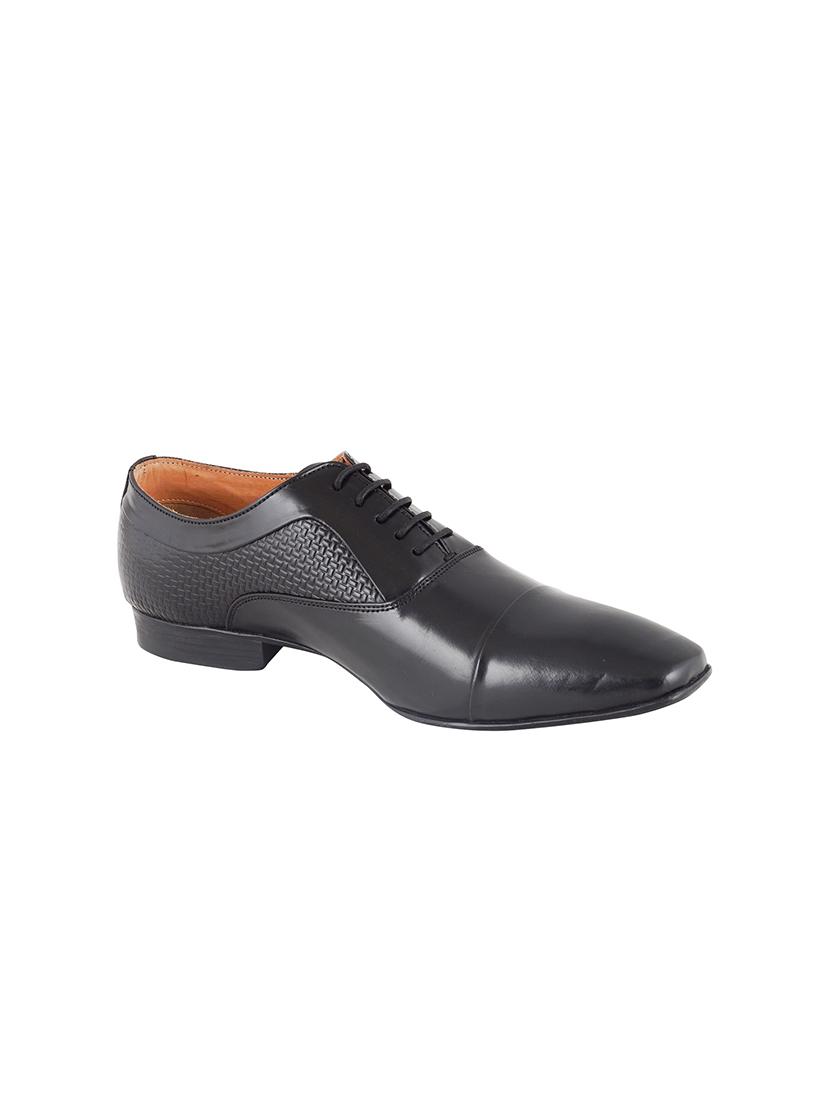 black lace-up oxfords - 17129557 -  Zoom Image - 0
