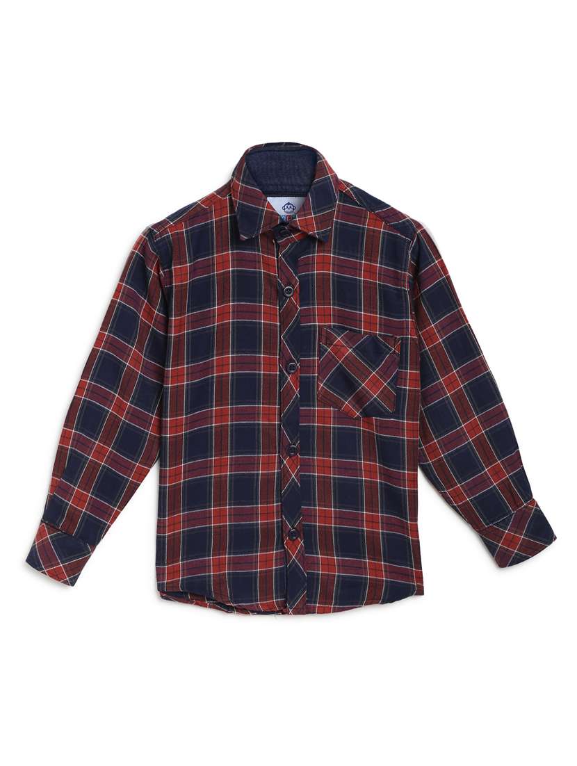 red cotton shirt - 17129911 - Zoom Image - 0
