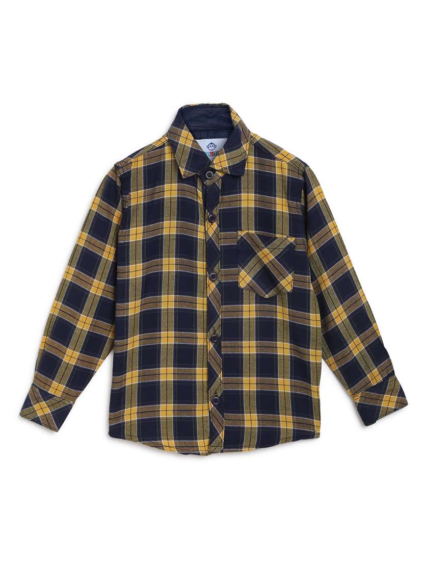 yellow cotton shirt - 17129912 - Zoom Image - 0