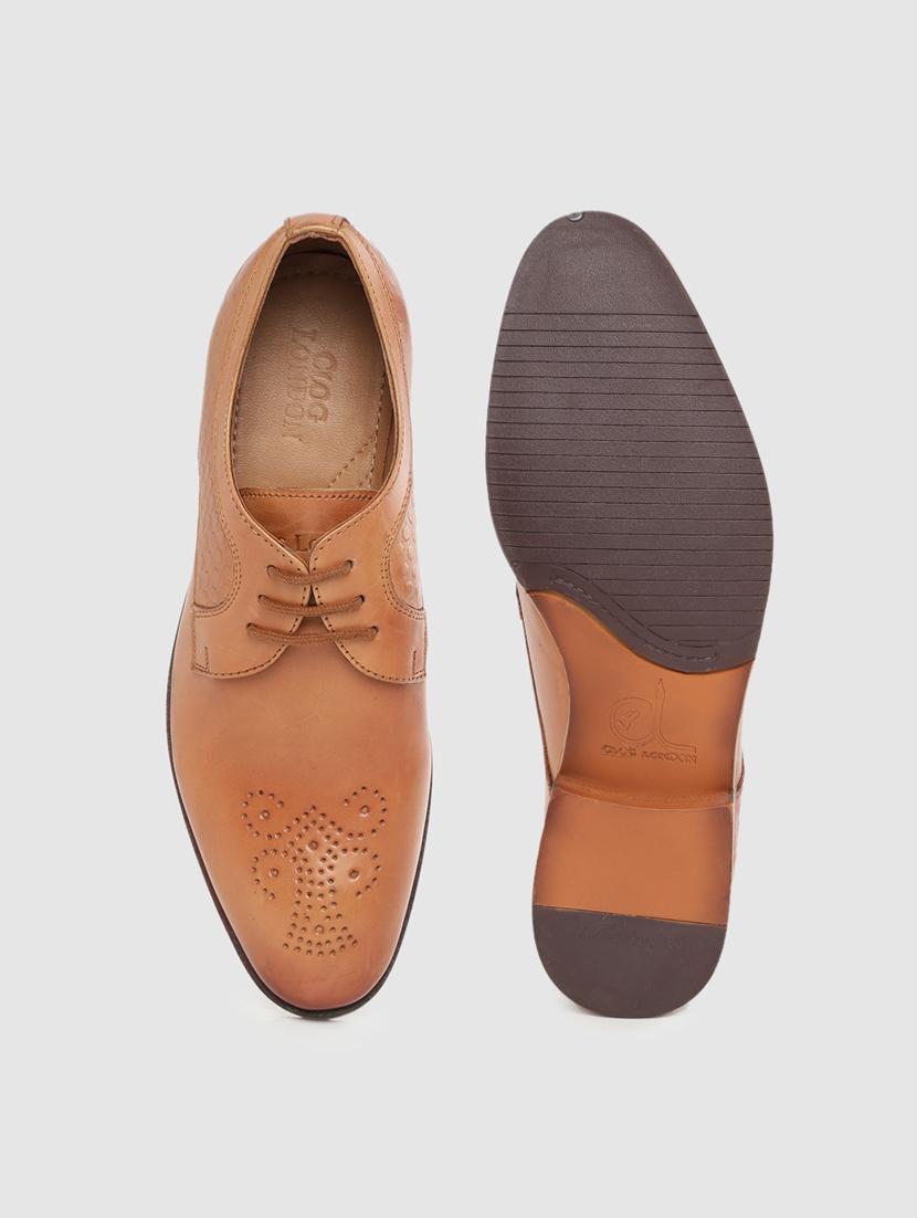 tan lace-up brouges - 17129922 - Standard Image - 3