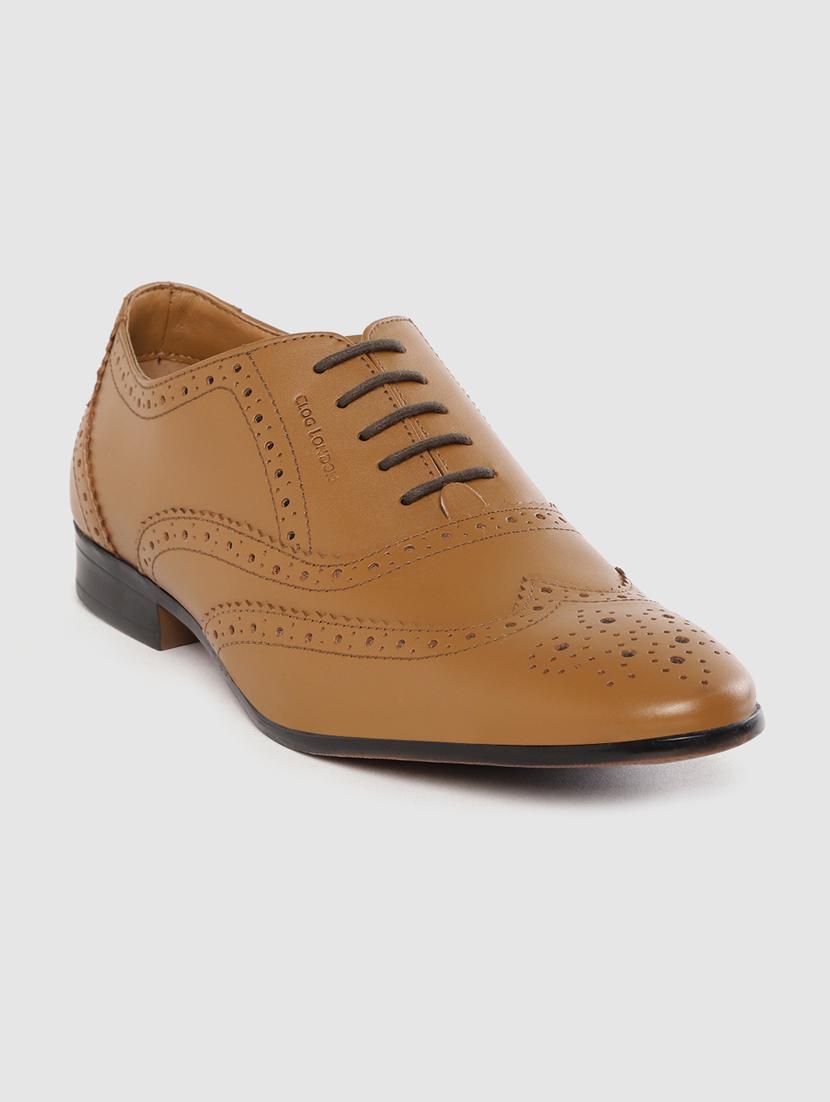 tan lace-up brouges - 17129924 - Zoom Image - 0