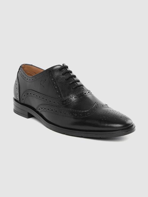 black lace-up brouges - 17129925 -  Standard Image - 0