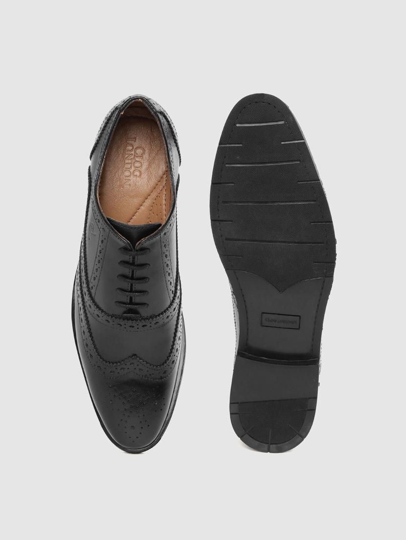 black lace-up brouges - 17129925 - Standard Image - 3