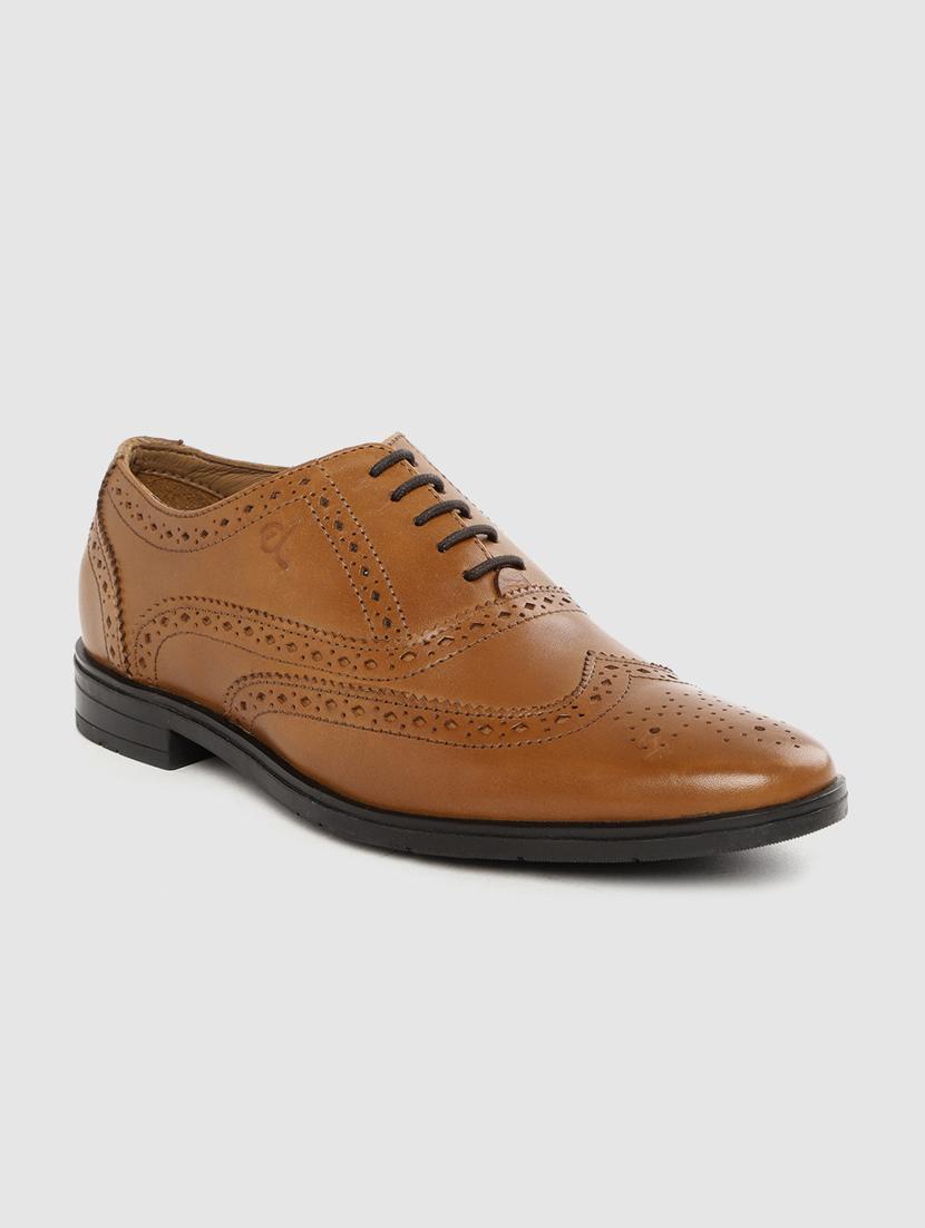 tan lace-up brouges - 17129927 - Zoom Image - 0