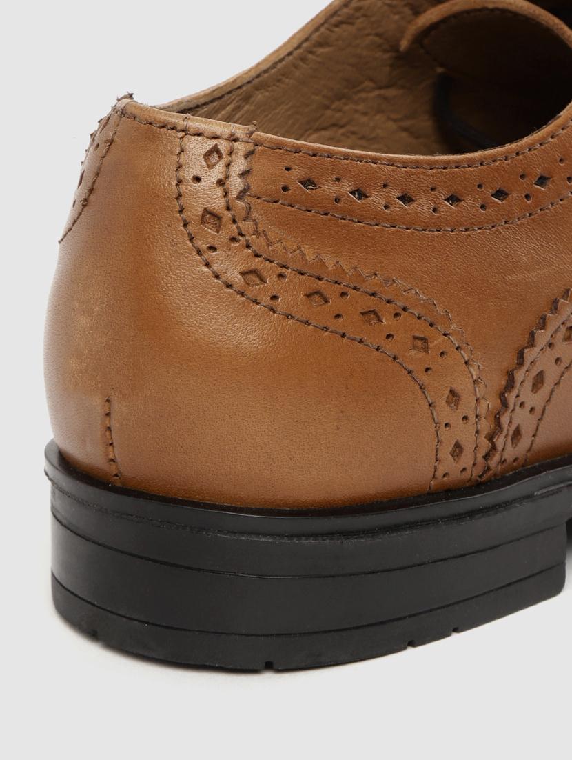 tan lace-up brouges - 17129927 - Standard Image - 5