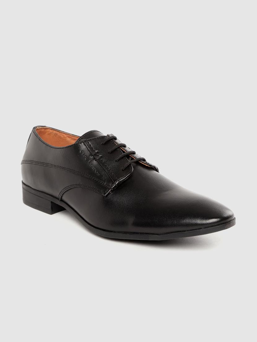black lace-up derbys - 17129928 - Zoom Image - 0