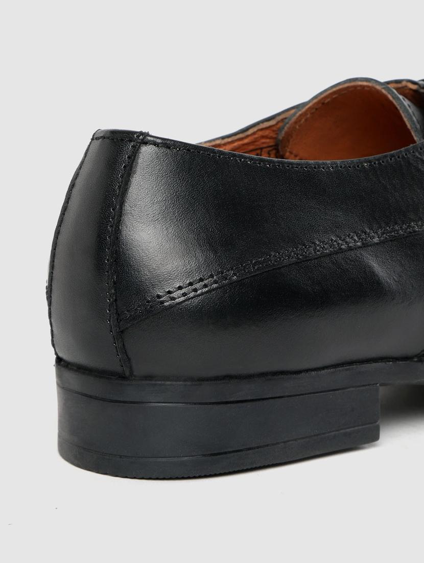 black lace-up derbys - 17129928 - Standard Image - 5