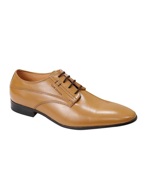 tan lace-up derbys - 17129930 -  Standard Image - 0
