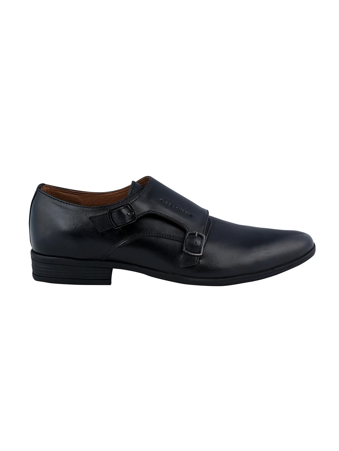 black slip on monk straps - 17129937 - Zoom Image - 0