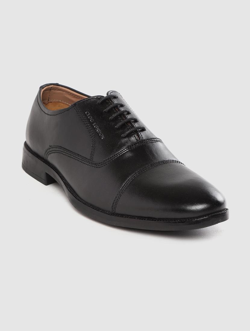 black lace-up oxfords - 17131121 -  Zoom Image - 0