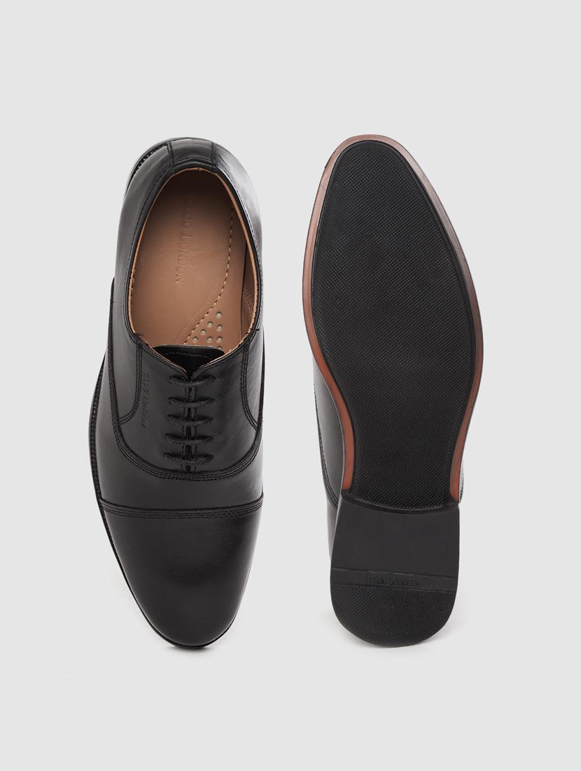 black lace-up oxfords - 17131121 - Standard Image - 3