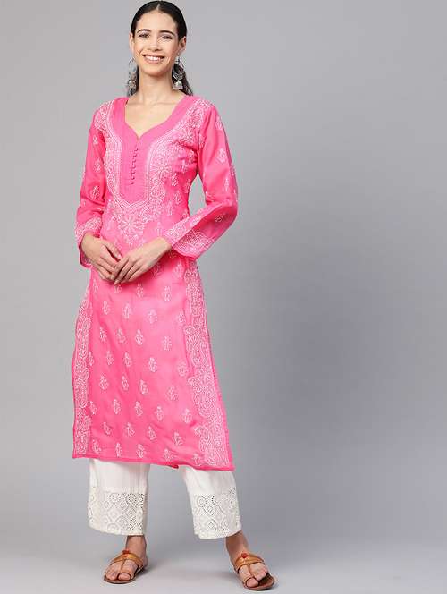 women's straight kurta - 17131349 - Standard Image - 0