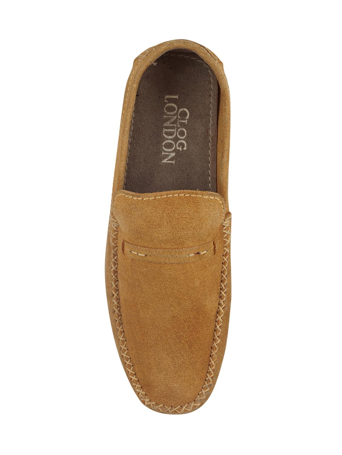 tan slip on loafers - 17134350 - Standard Image - 5