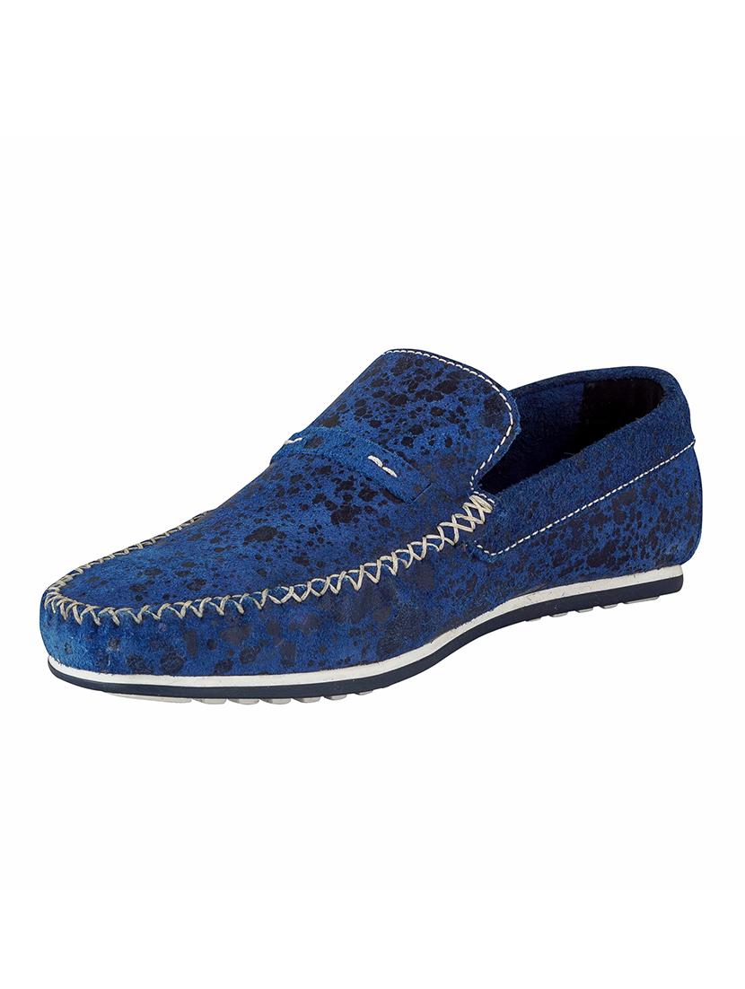 blue slip on loafers - 17134352 - Standard Image - 3