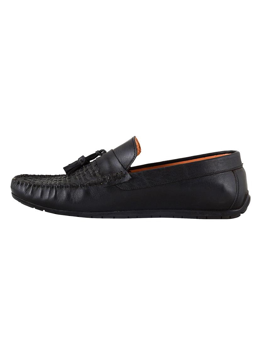 black slip on loafers - 17134355 - Standard Image - 3