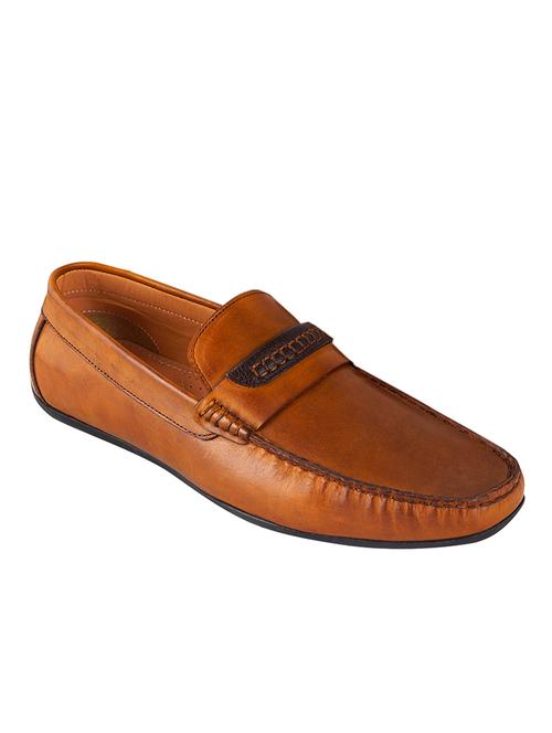 tan slip on loafers - 17134358 - Standard Image - 0
