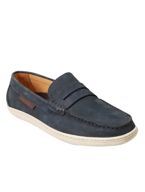navy slip on loafers - 17134364 -  Standard Image - 0