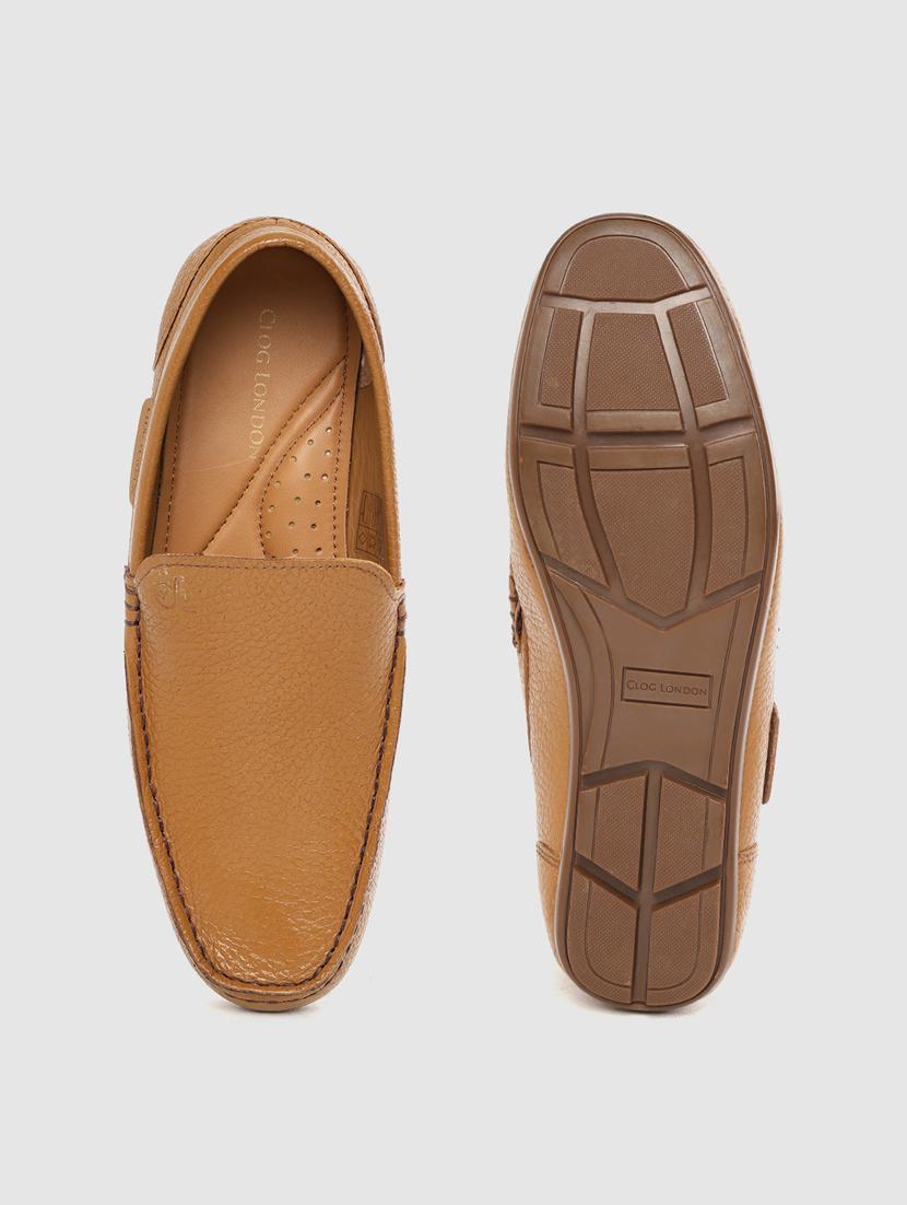 tan slip on loafers - 17134371 - Standard Image - 3