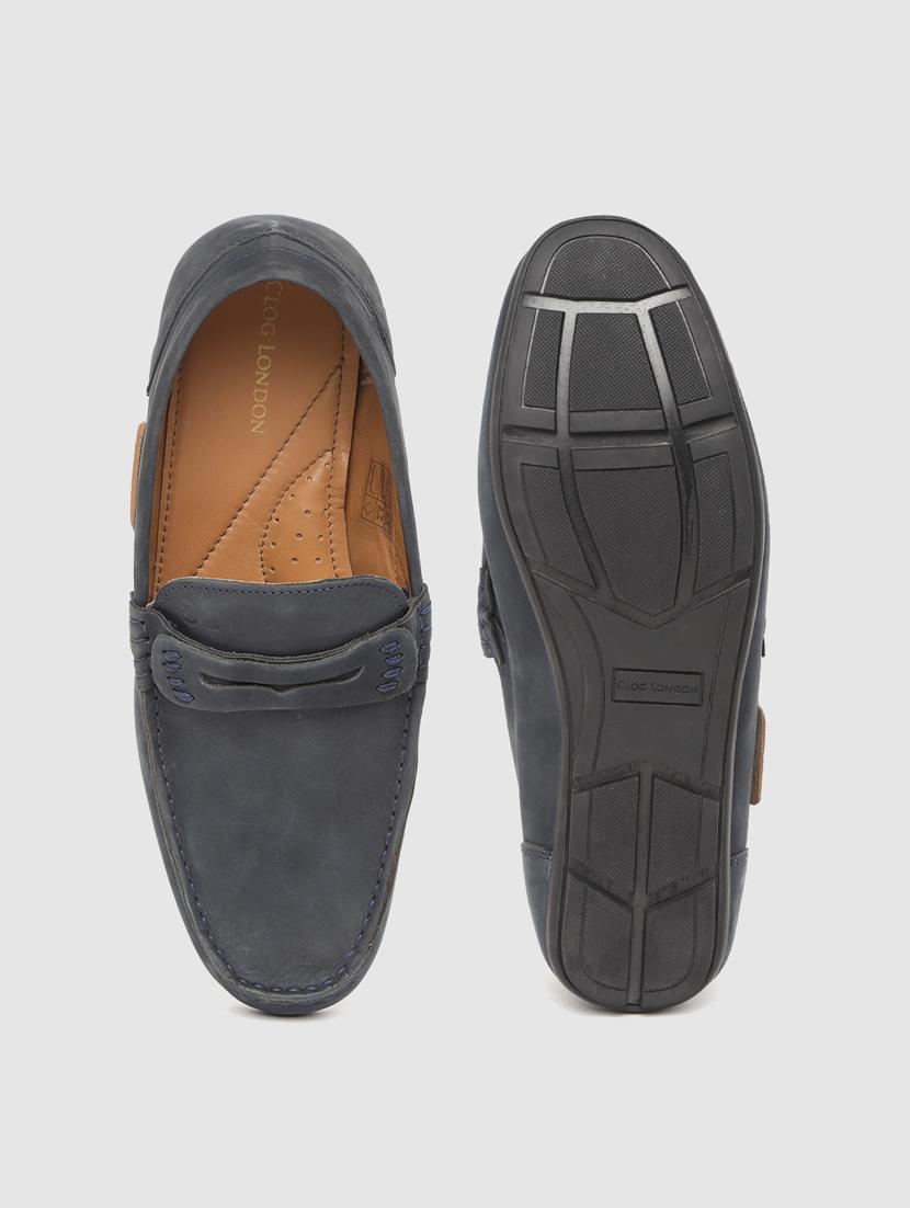 navy slip on loafers - 17134372 - Standard Image - 3