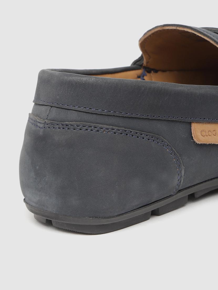 navy slip on loafers - 17134372 - Standard Image - 5