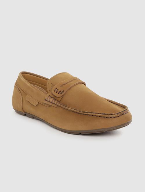 tan slip on loafers - 17134374 -  Standard Image - 0