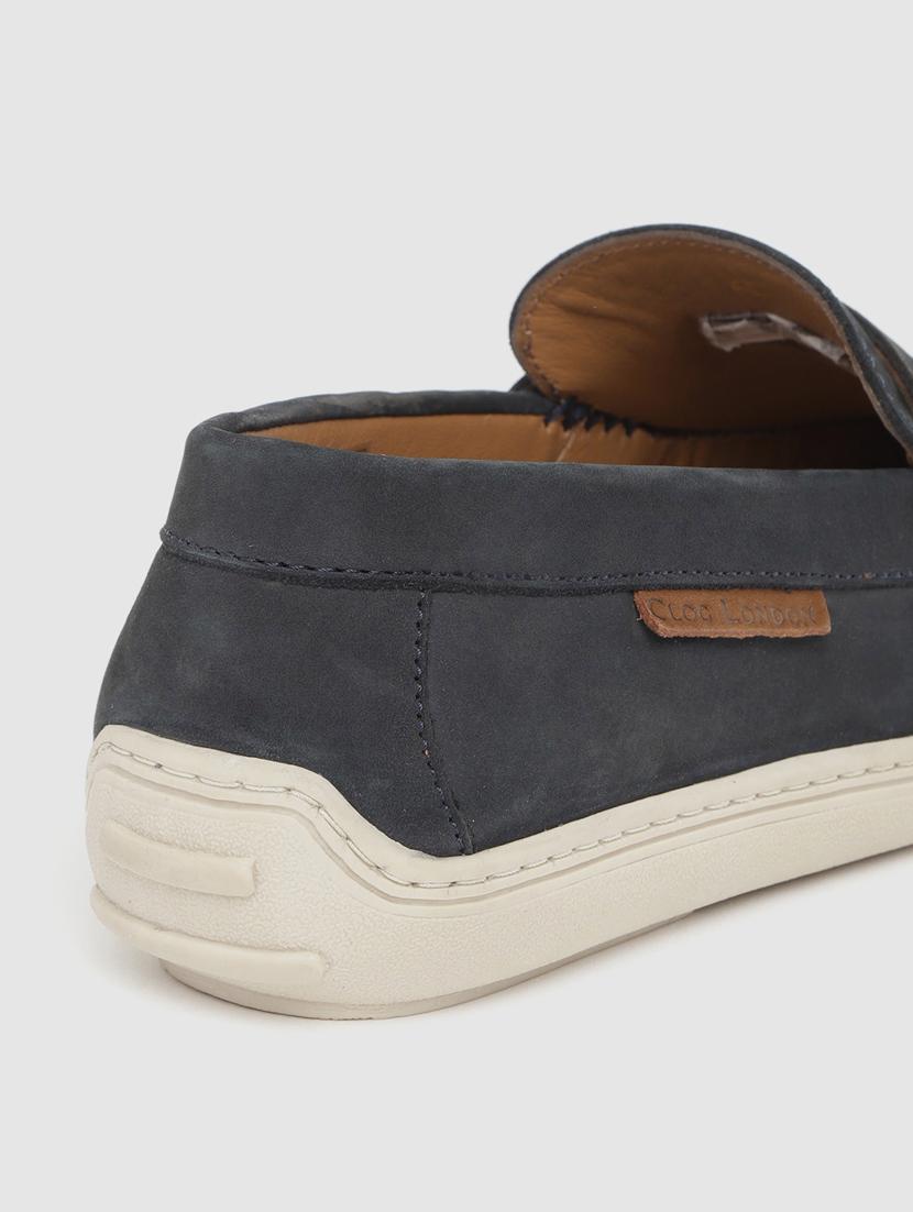 navy slip on loafers - 17134375 - Standard Image - 5