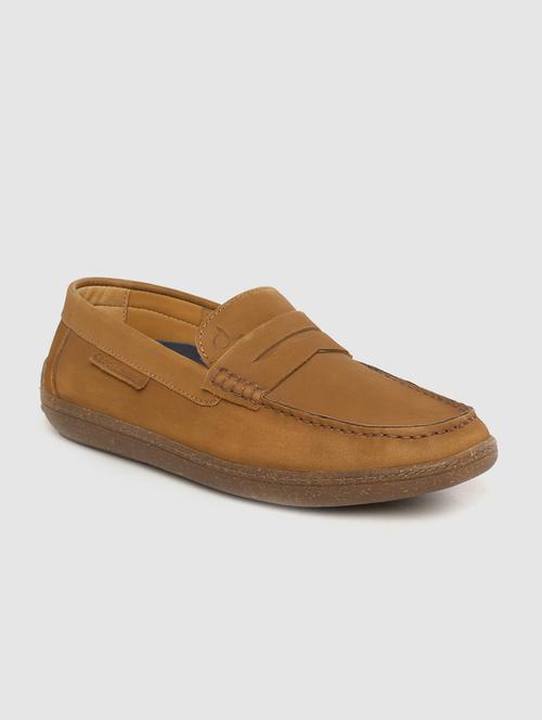 tan slip on loafers - 17134377 -  Standard Image - 0
